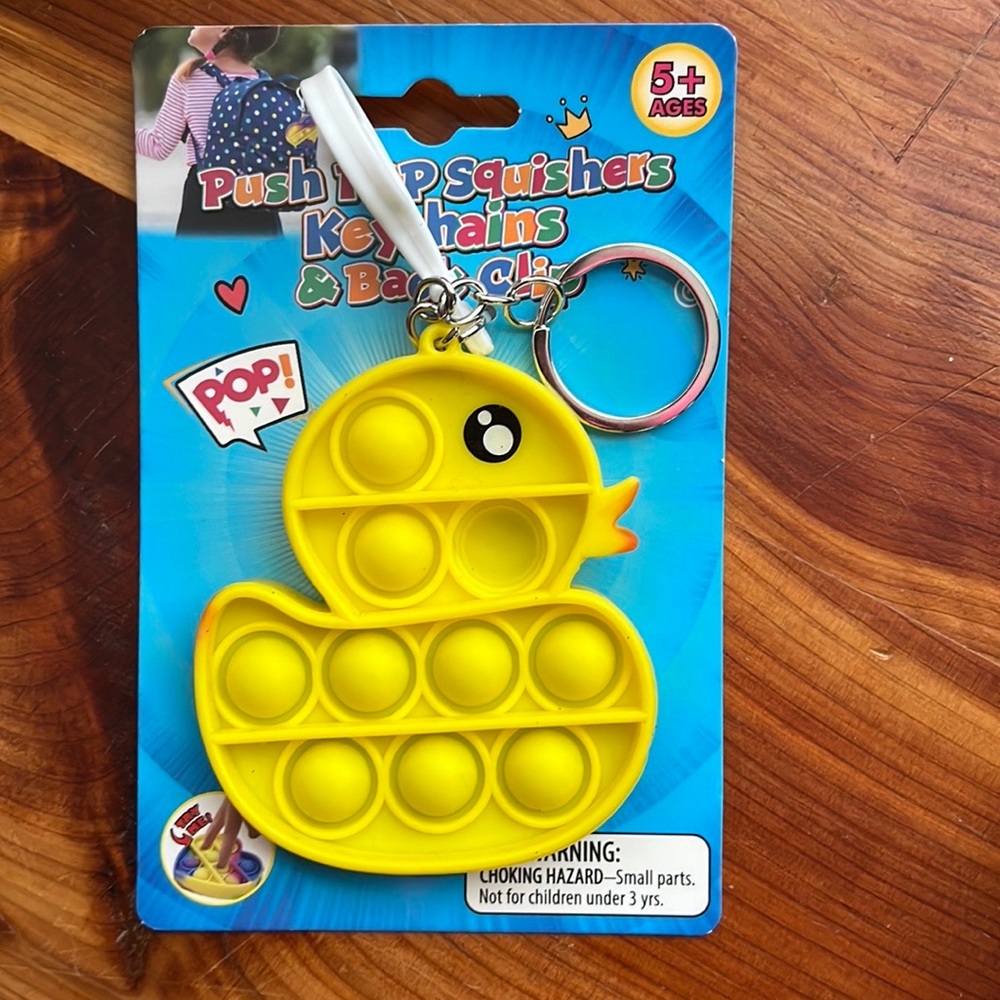 Duck push pop, popit keychain, NIP